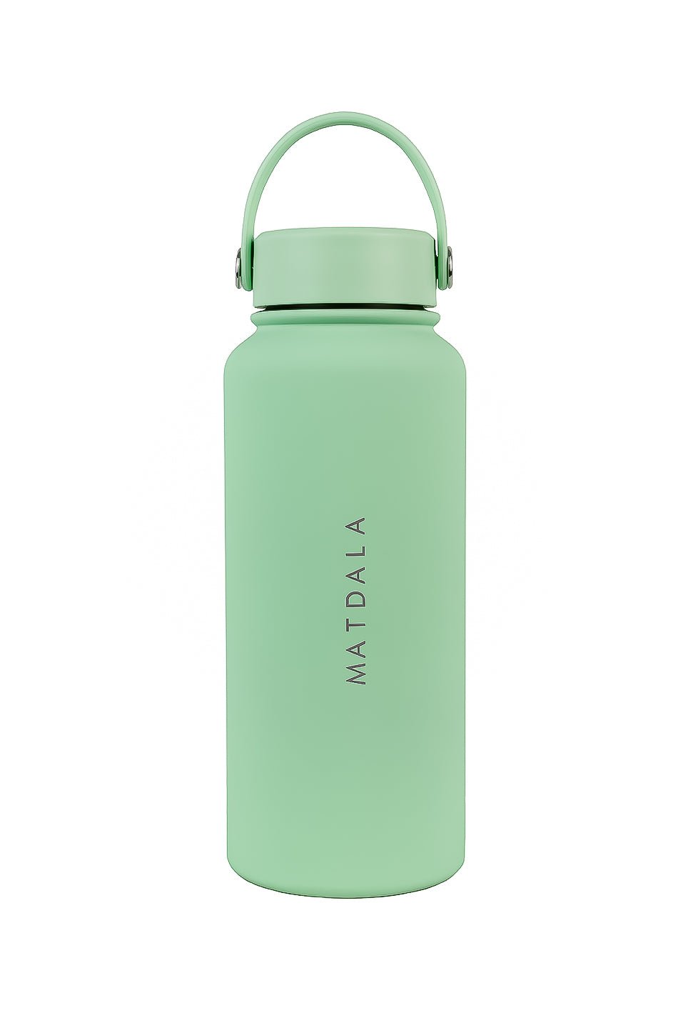Botella Térmica EcoBottle Menta - Version Full (3 tapas, base de silicona, kit de limpieza) | 1Lt. (Personalizable) - MATDALA