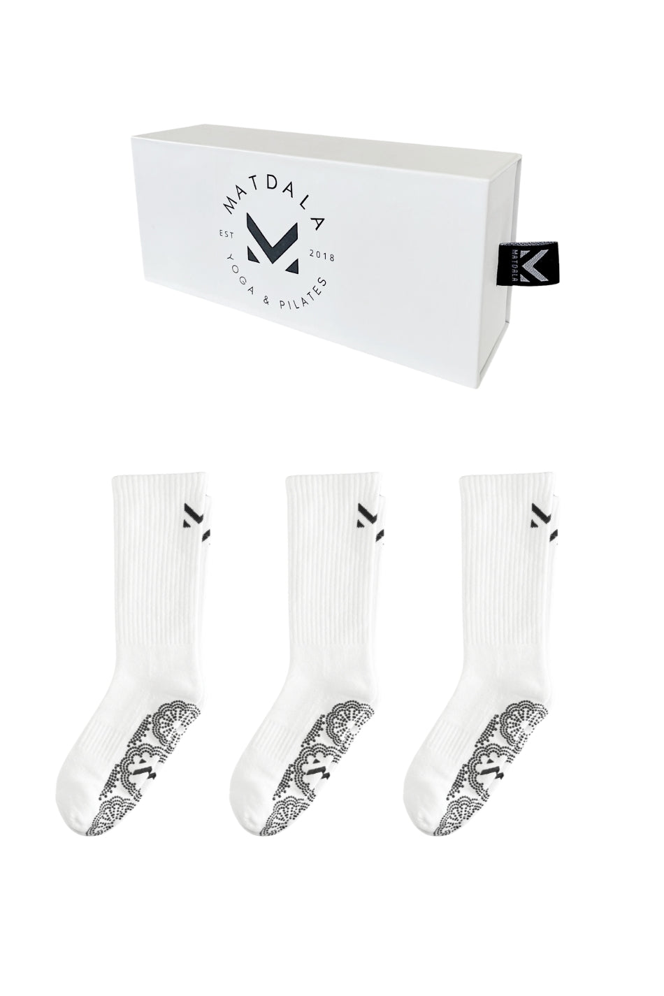 Calcetines FLOW Balance Grip | Pack 3 Pares - MATDALA