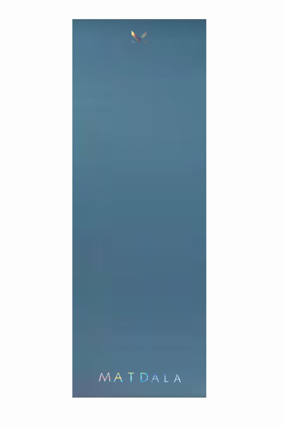 Mat de Yoga Travel PRO Power Grip – Azul (2 mm) - MATDALA