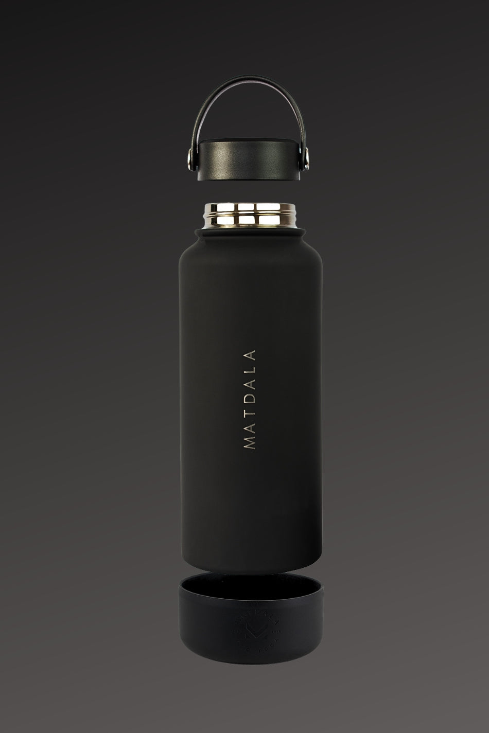 Botella Térmica Tapa Termo 1 Lt. | Black