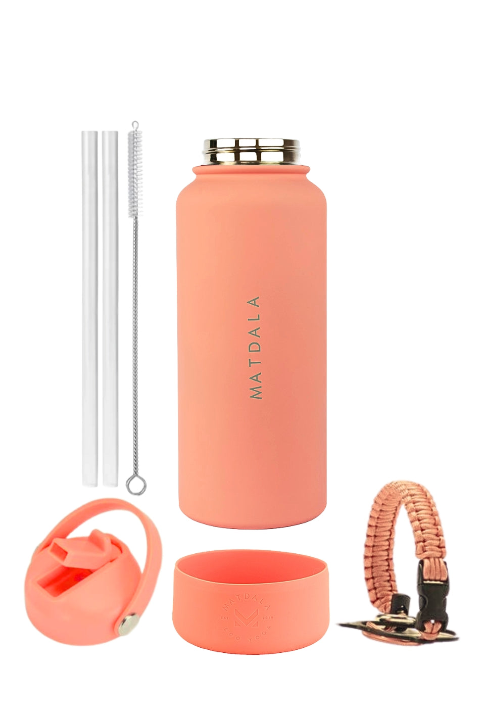 Botella Térmica Tapa Bombilla 1 Lt. | Coral