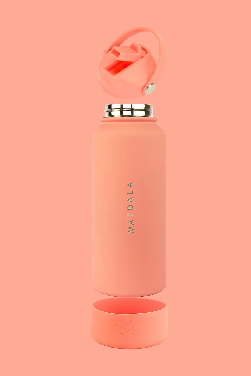 Botella Térmica Tapa Bombilla 1 Lt. | Coral