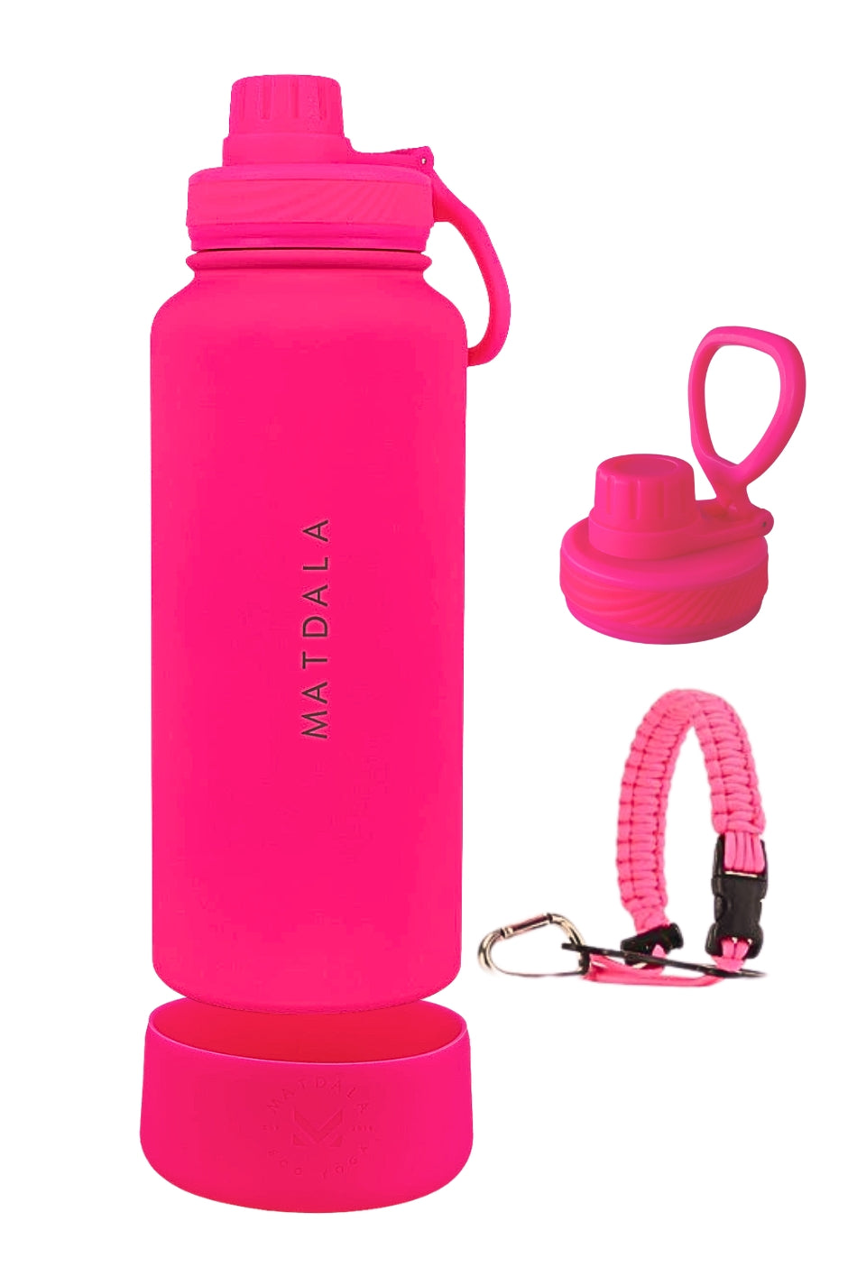Botella Térmica Tapa Rosca 1 Lt. | Rosa Neón