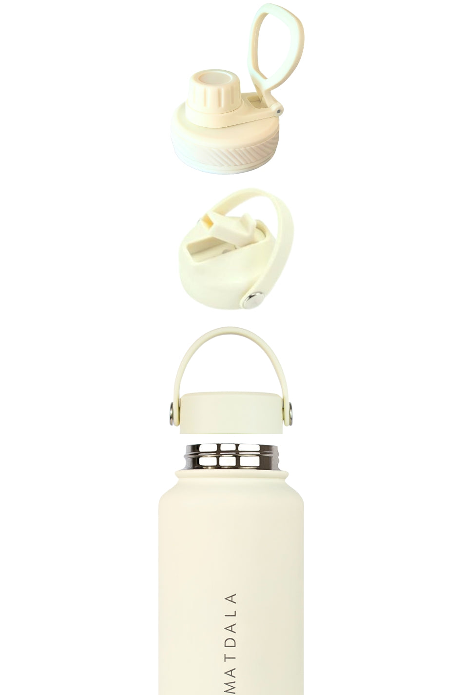 Pack Full Botella Térmica Marfil  + Estuche
