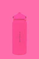 Botella Térmica Tapa Bombilla 1 Lt. | Rosa Neón