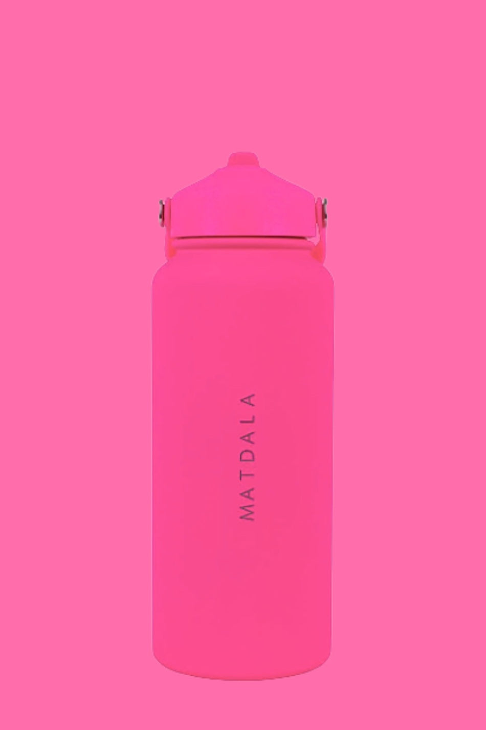 Botella Térmica Tapa Bombilla 1 Lt. | Rosa Neón
