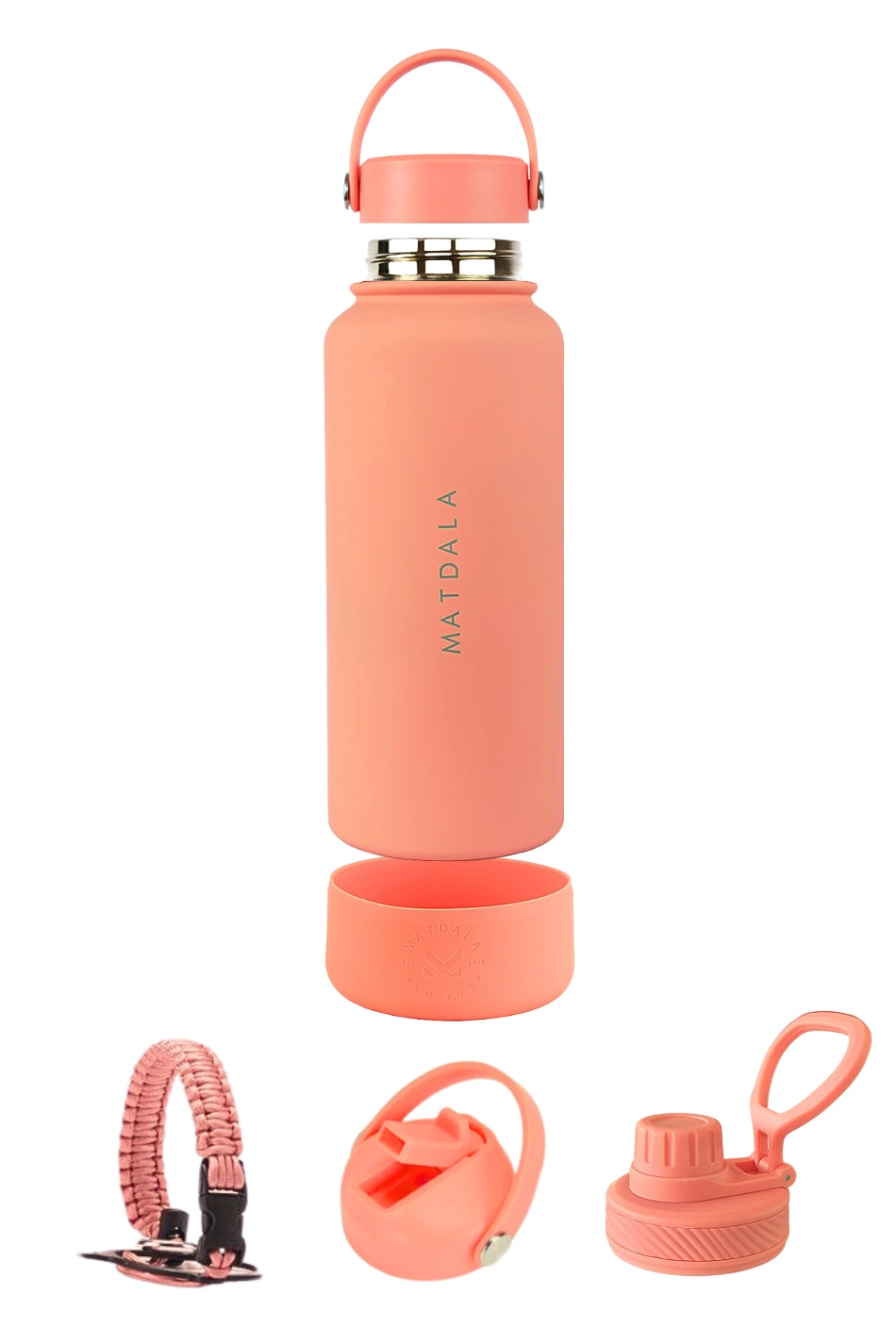 Pack Full Botella Térmica Coral + Estuche