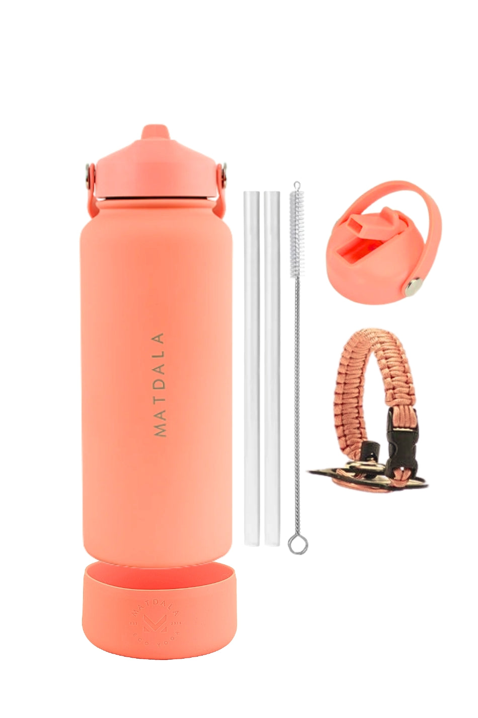 Botella Térmica Tapa Bombilla 1 Lt. | Coral