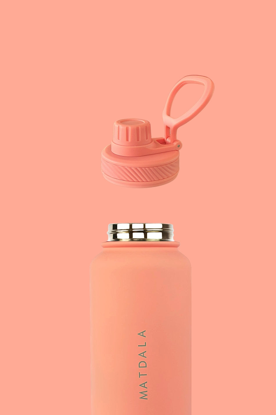 Botella Térmica Tapa Rosca 1 Lt. | Coral