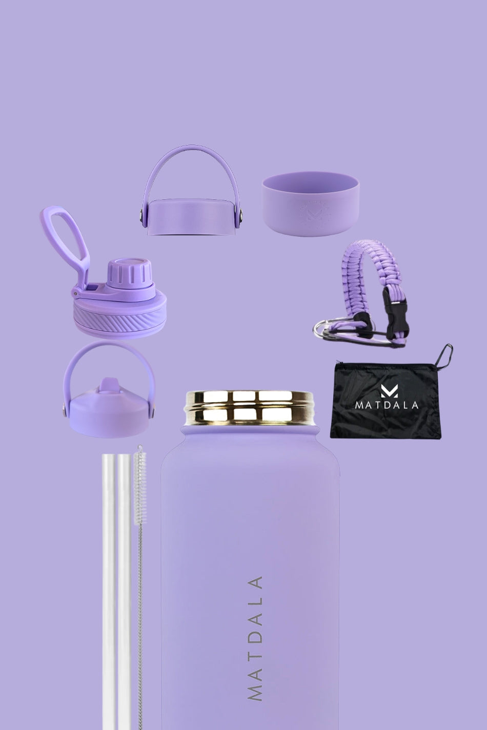 Pack Full Botella Térmica Lavanda  + Estuche