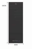 Mat de Yoga Studio Power Grip PRO – Negro (5 mm) - MATDALA
