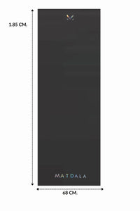 Mat de Yoga Studio Power Grip PRO – Negro (5 mm) - MATDALA