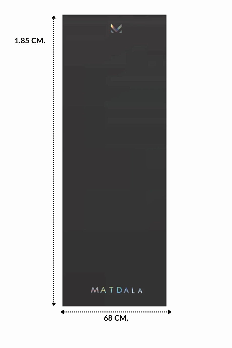 Mat de Yoga Studio Power Grip PRO – Negro (5 mm)